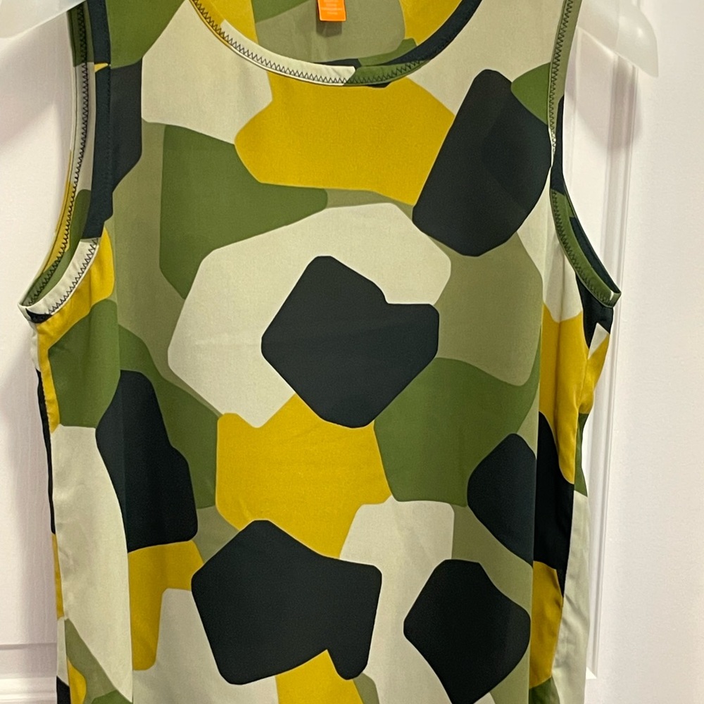 Joe Fresh camo colour block tank, Medium